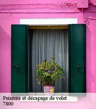 Peinture et décapage de volet