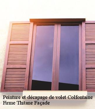 Peinture et décapage de volet