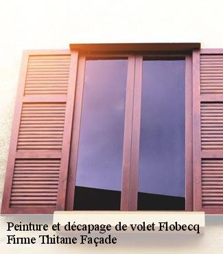 Peinture et décapage de volet