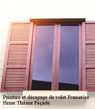 Peinture et décapage de volet
