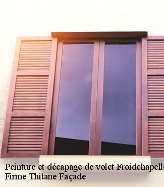 Peinture et décapage de volet