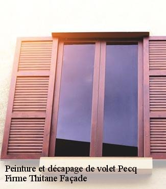 Peinture et décapage de volet