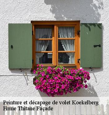 Peinture et décapage de volet