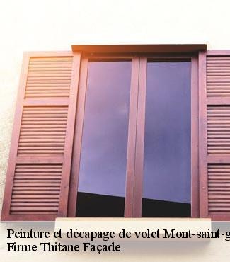 Peinture et décapage de volet