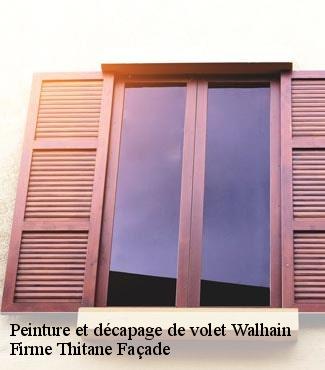 Peinture et décapage de volet