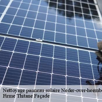 Nettoyage panneau solaire